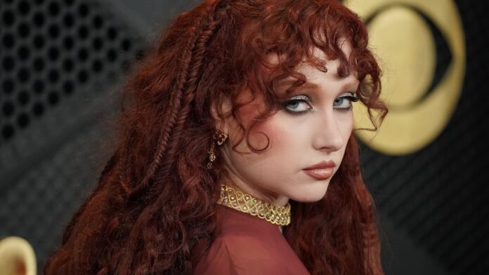 Chappell Roan performing on stage