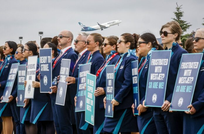 WestJet Offers Fee-Free Rebooking as Strike Deadline Approaches