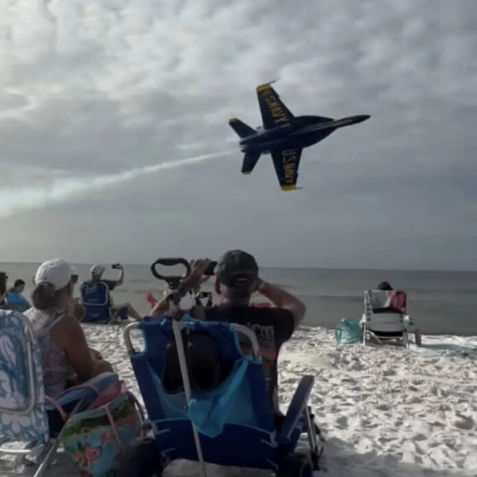 U.S. Navy's Blue Angels Launch Safety Review After Low-Altitude Pass Scatters Beachgoers in Florida