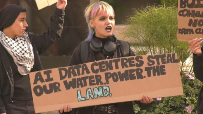 Calgarians Rally at City Hall to Demand Stricter Oversight of AI Data Centres